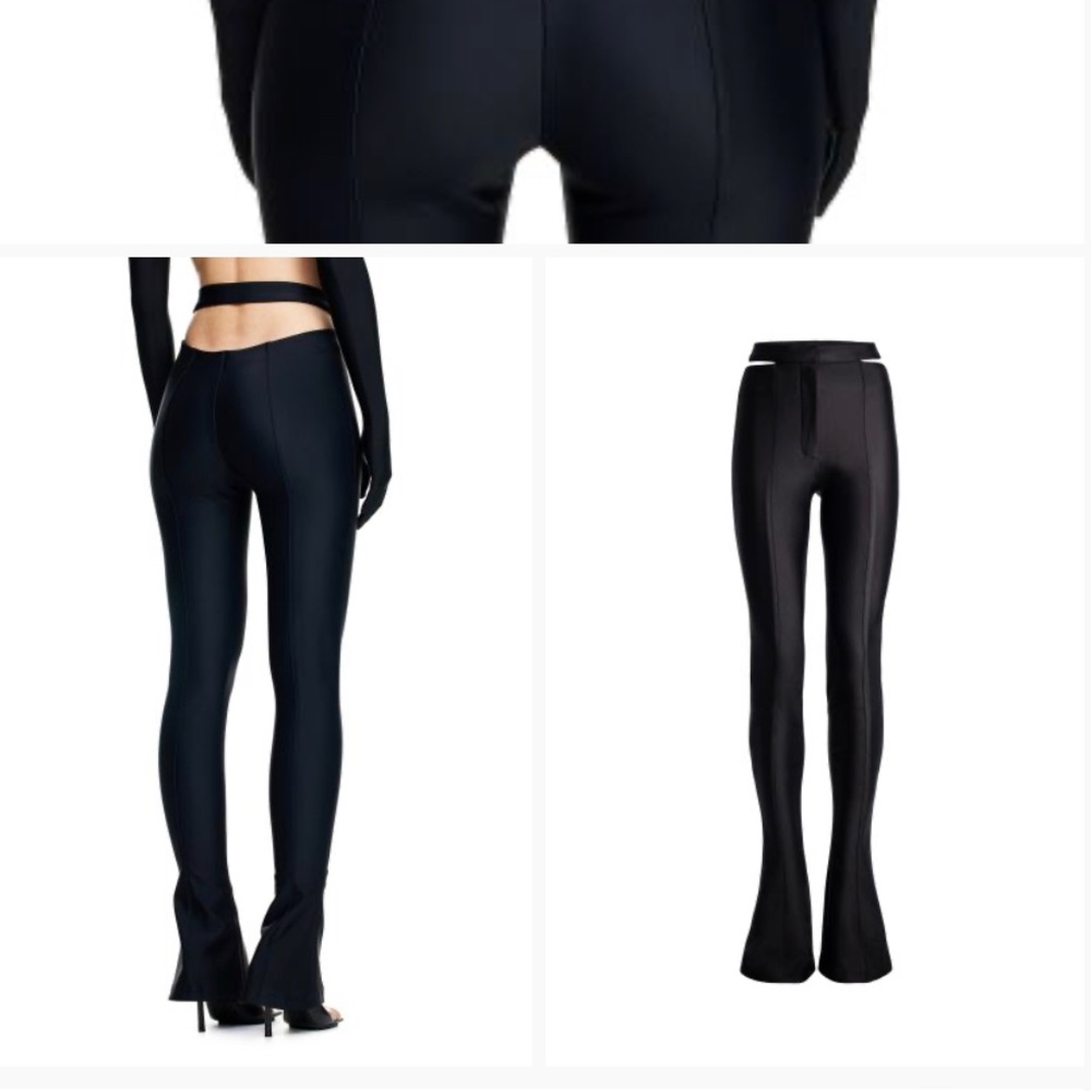Mugler HM Jersey Cut-Out Pants